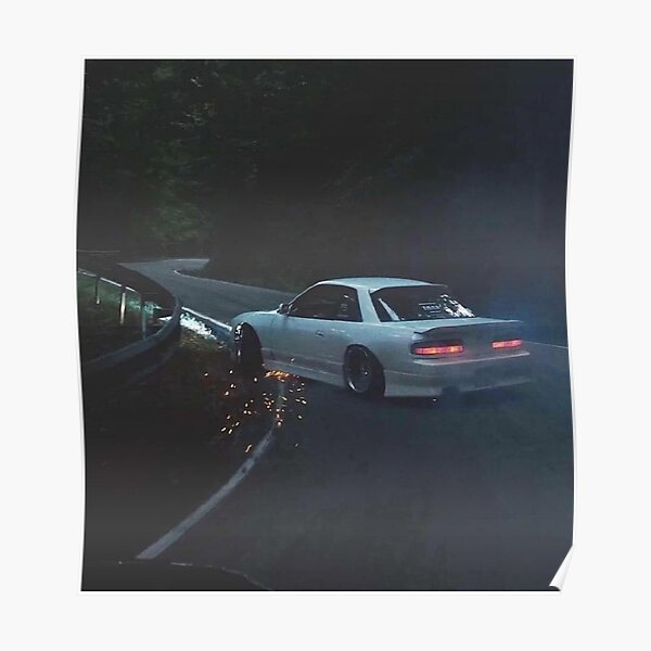 touge nissan s13 drift Poster