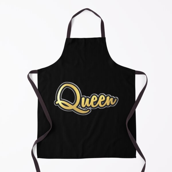 Item preview, Shiny black and Gold QUEEN word ver5 designed and sold by smARTwork.