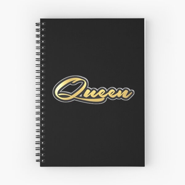 Item preview, Shiny black and Gold QUEEN word ver6 designed and sold by smARTwork.