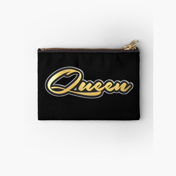 Item preview, Shiny black and Gold QUEEN word ver6 designed and sold by smARTwork.