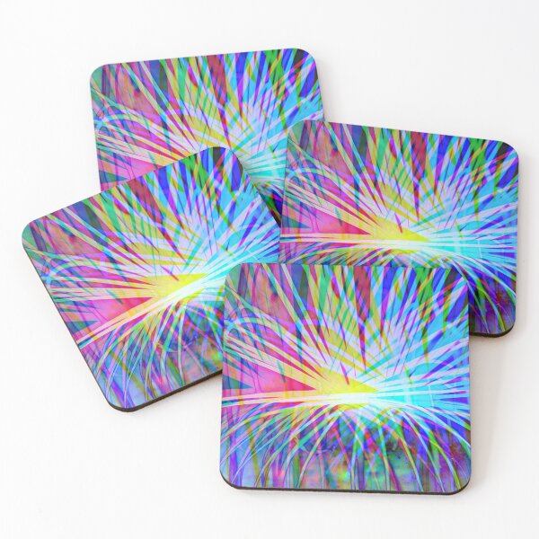 Item preview, Rainbow Glowing Jellyfish Deep Blue Sea designed and sold by StayCuztom.