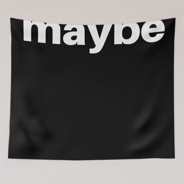 Item preview, 100 percent Maybe designed and sold by Uppercase Tees.