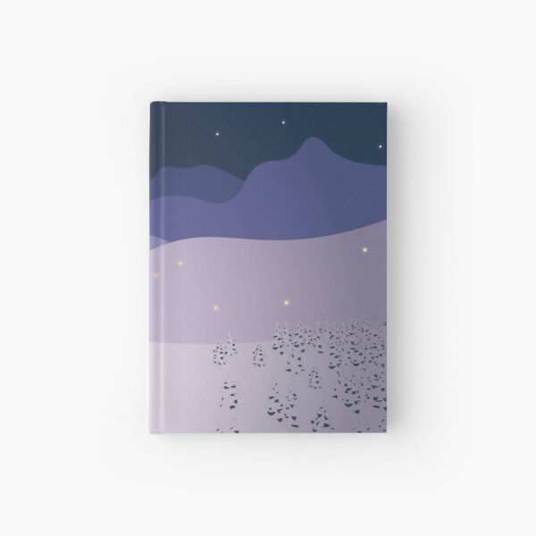 Cozy Winter Scene Hardcover Journal