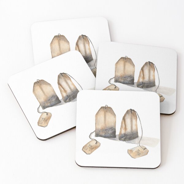 Item preview, Two Tea Bags drawing designed and sold by Flowersforbear.