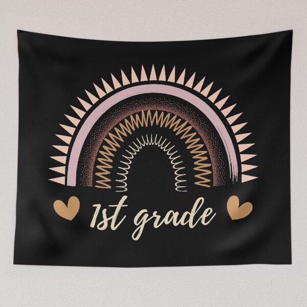 Item preview, Rainbow 1st grade design designed and sold by PlusAdore.