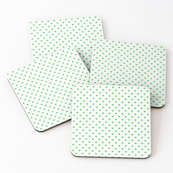 Item preview, Small Green Hearts designed and sold by CarlaEggsDesign.