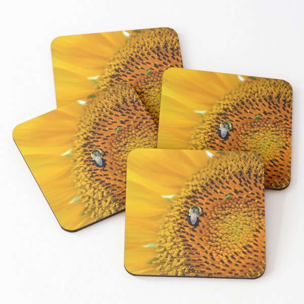 Item preview, Bee and Aphid on a Sunflower designed and sold by Drgnfly4free.