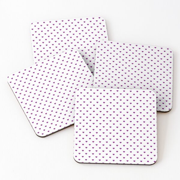 Item preview, Small Purple Hearts designed and sold by CarlaEggsDesign.