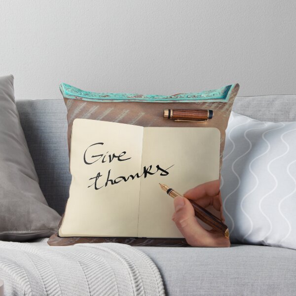 Item preview, Motivational concept with handwritten text GIVE THANKS designed and sold by Stanciuc.