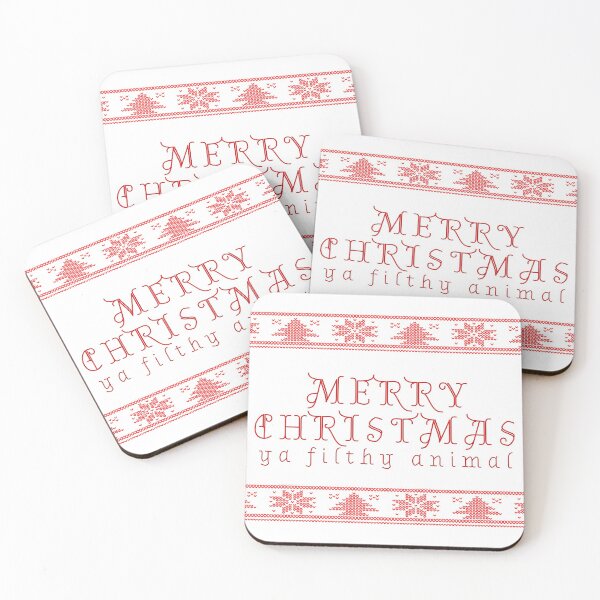 Item preview, Funny Merry Christmas ya Filthy Animal designed and sold by HugJen.