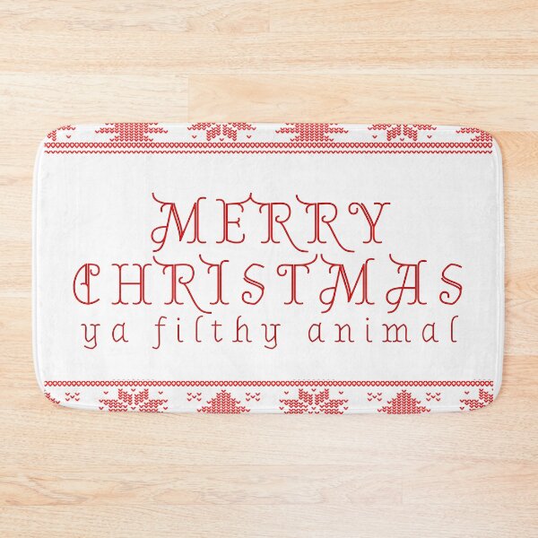 Item preview, Funny Merry Christmas ya Filthy Animal designed and sold by HugJen.
