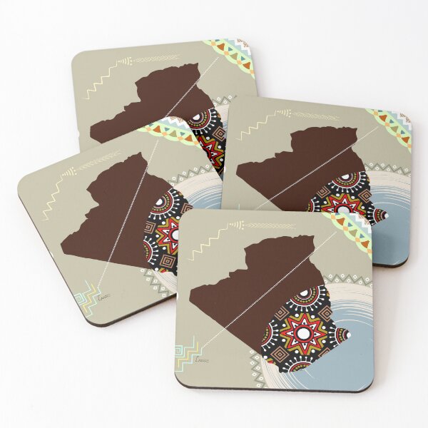 Item preview, Algeria Stylized designed and sold by lanrestudio.