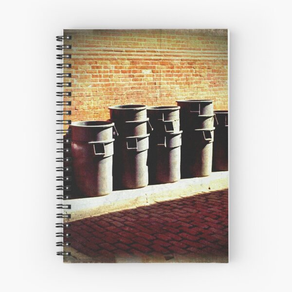 Item preview, Stacked Trash Cans in a Row designed and sold by Val Goretsky.
