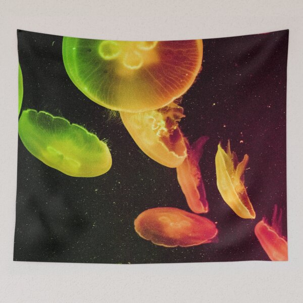 Item preview, Ice-Gold-Green (Red-Yellow-Green) Glowing Jellyfish designed and sold by StayCuztom.