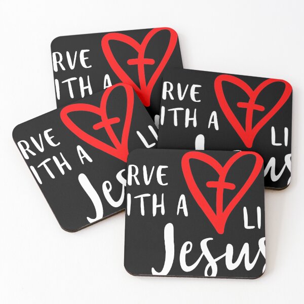 Item preview, serve with a heart like a jesus designed and sold by PUNCH ME IN SHOP.