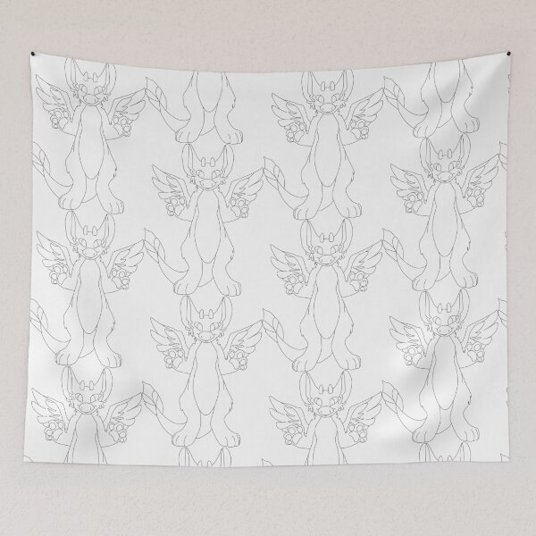 Item preview, Dutch Angel Dragon Outline designed and sold by TheFloofyGamer.