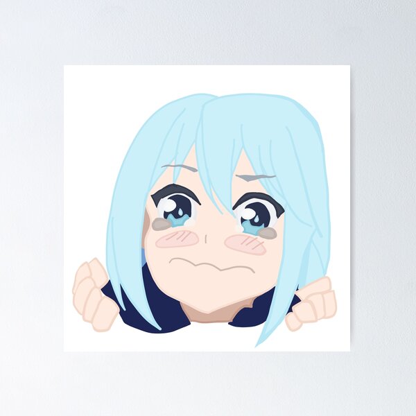 Cry-laugh with the Konosuba Cast: Hilarious Anime Print, Funny Tears of  Kazuma, Aqua, Megumin, and Darkness Sticker for Sale by NewOtaku64