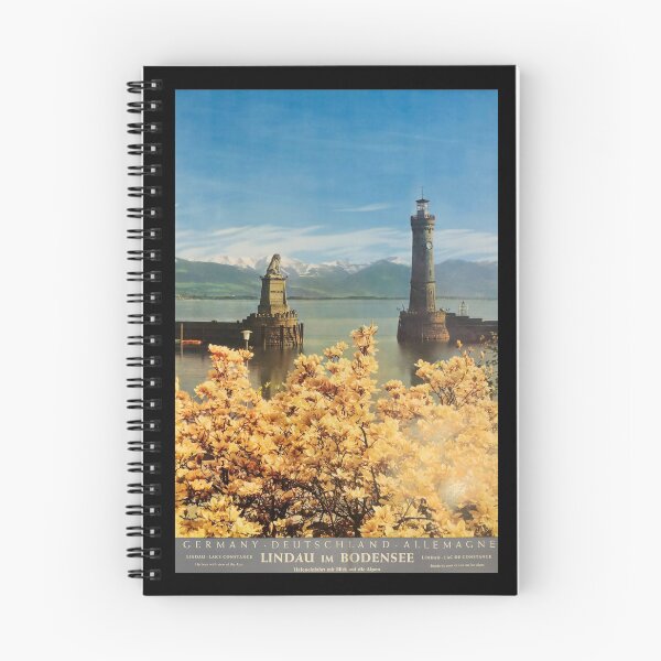 Item preview, Lindau Bodensee retro poster designed and sold by CorasPosters.