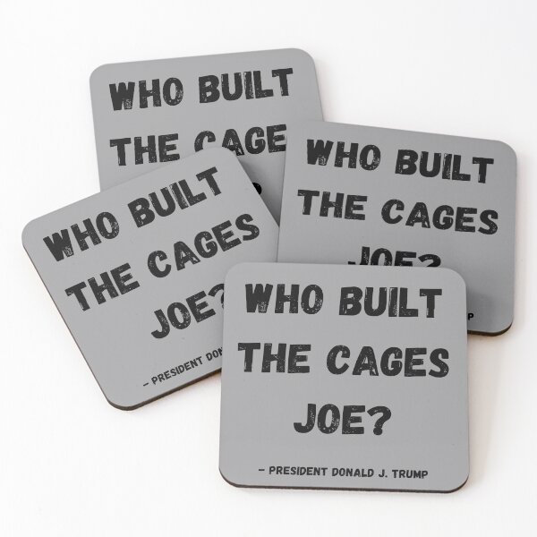 Item preview, WHO BUILT THE CAGES JOE? (Final Presidential Debate 2020) designed and sold by LiveAndGlow.