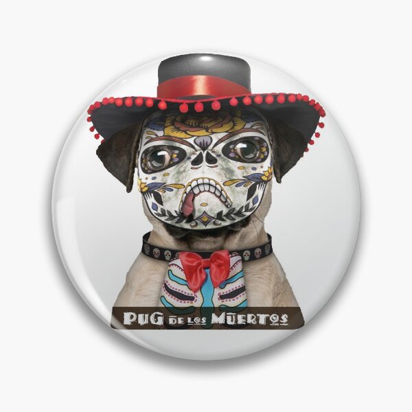 Artikelvorschau, Pug de los Muertos entworfen und verkauft von BigAl3D.