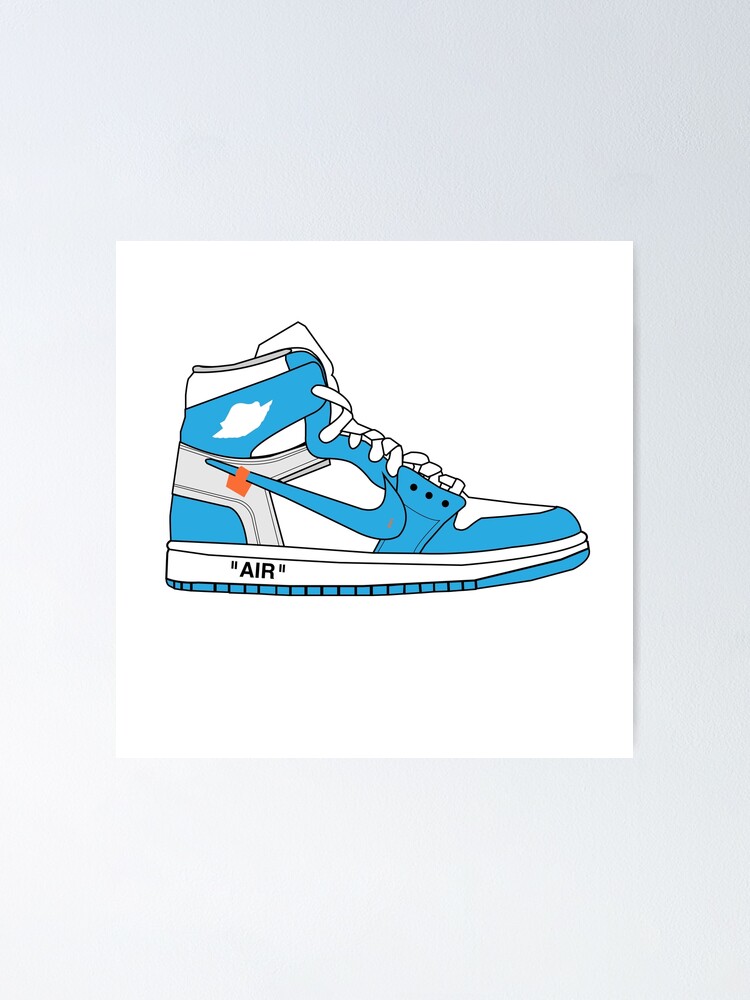 off white jordan 1 poster