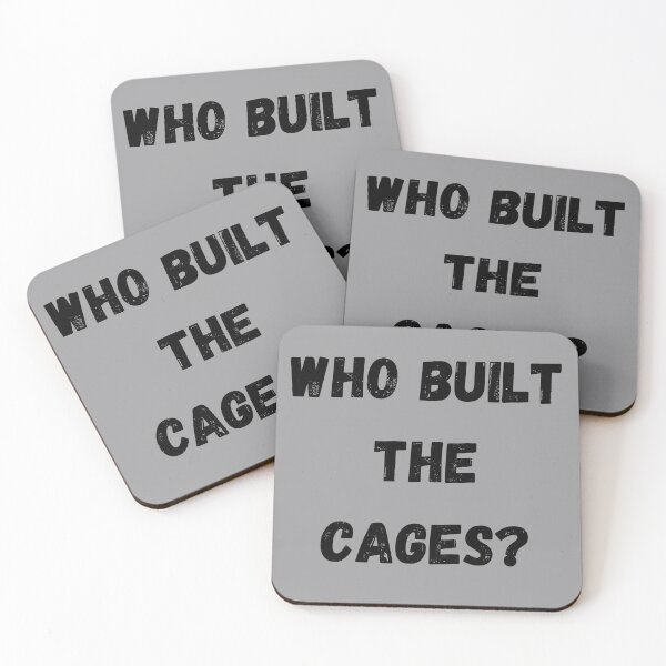Item preview, WHO BUILT THE CAGES? (Final Presidential Debate 2020) designed and sold by LiveAndGlow.