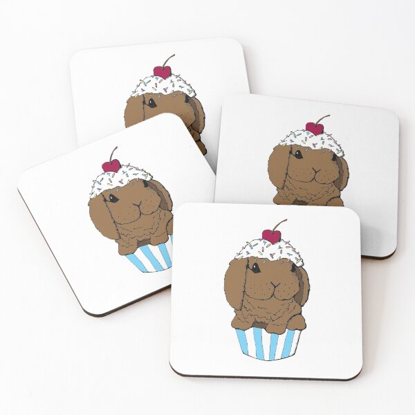 Item preview, Bunny Cupcake- Chocolate designed and sold by mochinumnums.