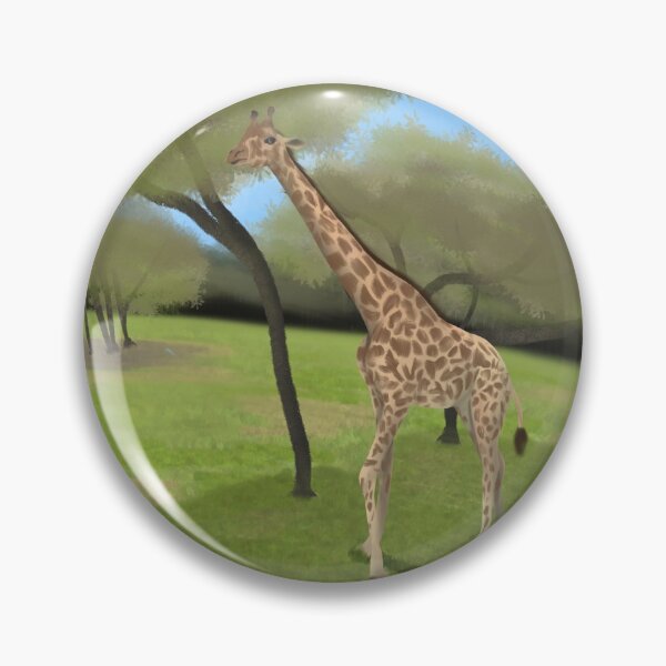 Item preview, A Giraffe on the Savannah designed and sold by Bridget Bingham.