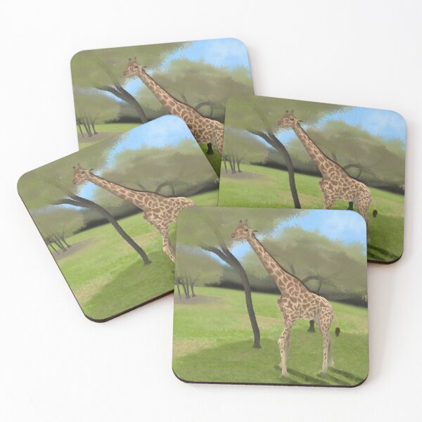 Item preview, A Giraffe on the Savannah designed and sold by Bridget Bingham.