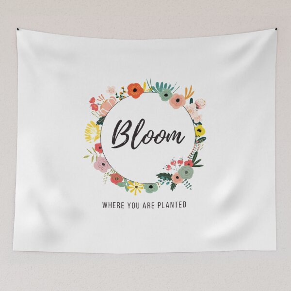 Item preview, Bloom Where You Are Planted | Inspirational Motivational Graphic Quote designed and sold by Words Have Life Christian T-Shirts & More.