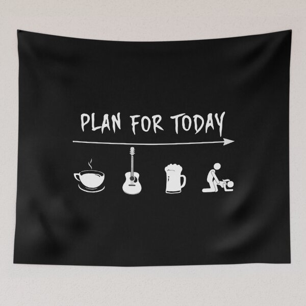 Item preview, Plan For Today Guitar Player designed and sold by designbychow.