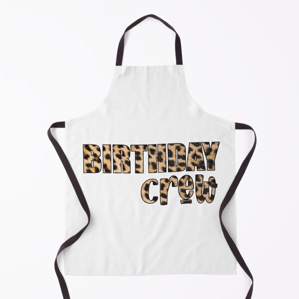 Item preview, Birthday Crew - Cheetah Print designed and sold by yessicarabbit.