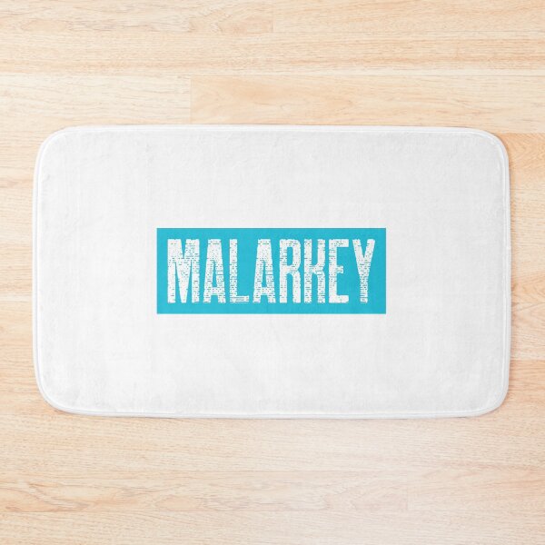 Item preview, Malarkey on blue grunge background designed and sold by ittybittyowl.