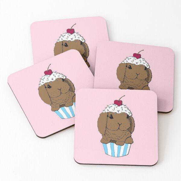 Item preview,  Bunny Cupcake- Chocolate- Pink designed and sold by mochinumnums.