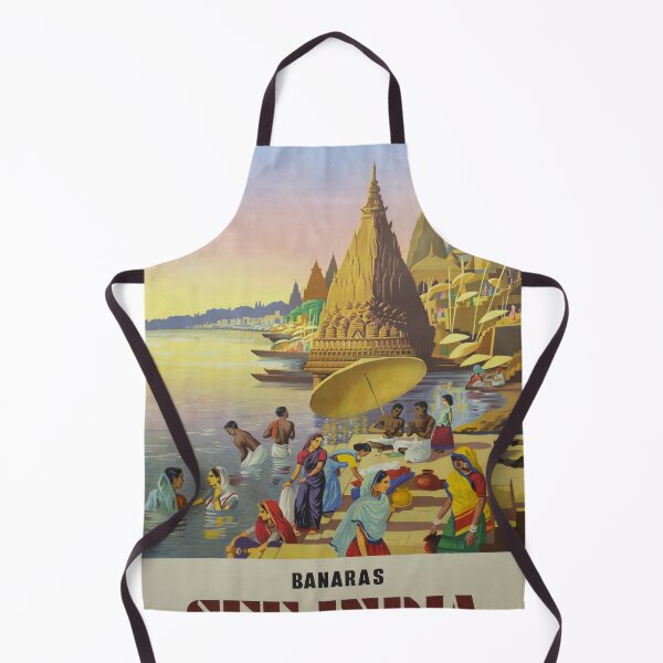 Item preview, See India retro poster designed and sold by CorasPosters.