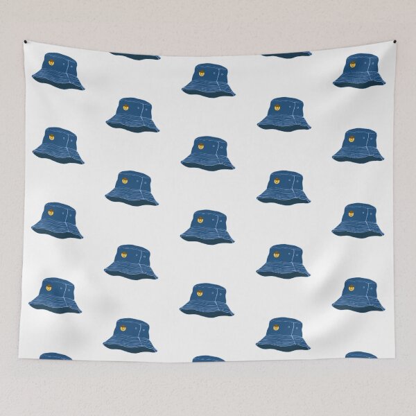 Artikelvorschau, Cowboy Emoji Bucket Hat - entworfen und verkauft von DesignStory.