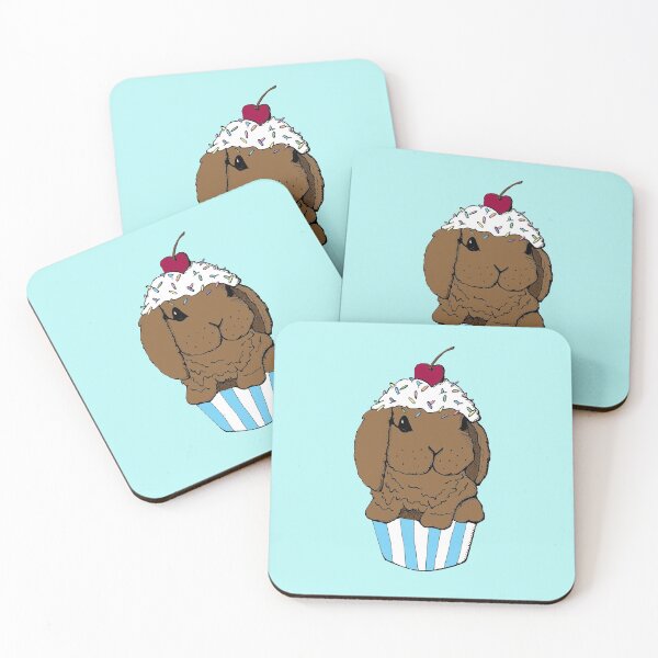 Item preview,  Bunny Cupcake- Chocolate- Blue designed and sold by mochinumnums.