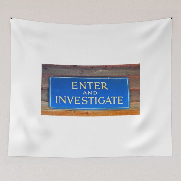 Item preview, Enter And Investigate designed and sold by Linda Sannuti.