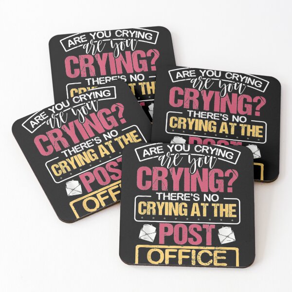 Item preview, Are You Crying There's No Crying Post Office Postal Worker designed and sold by junemusick77.