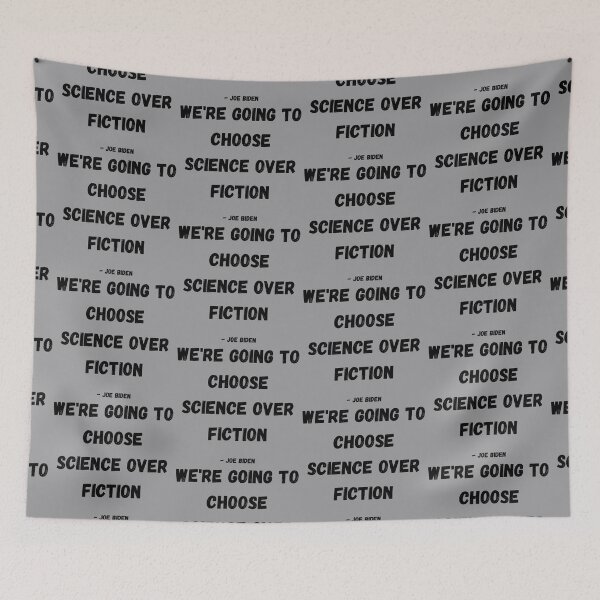 Item preview, SCIENCE OVER FICTION (Final Presidential Debate 2020) designed and sold by LiveAndGlow.
