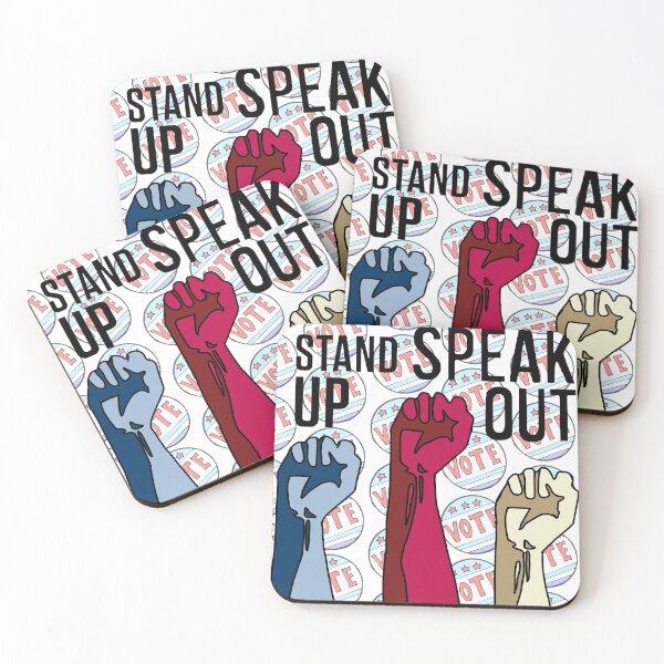 Item preview, Stand up speak out designed and sold by gleefanjoelie.