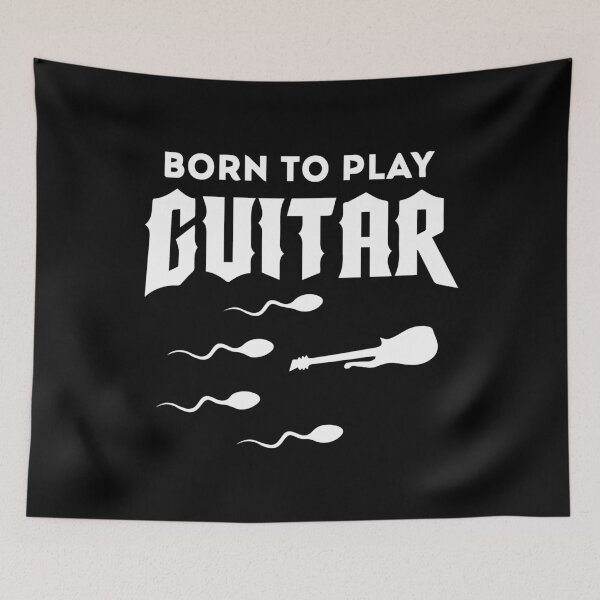 Item preview, Born To Play Guitar designed and sold by designbychow.