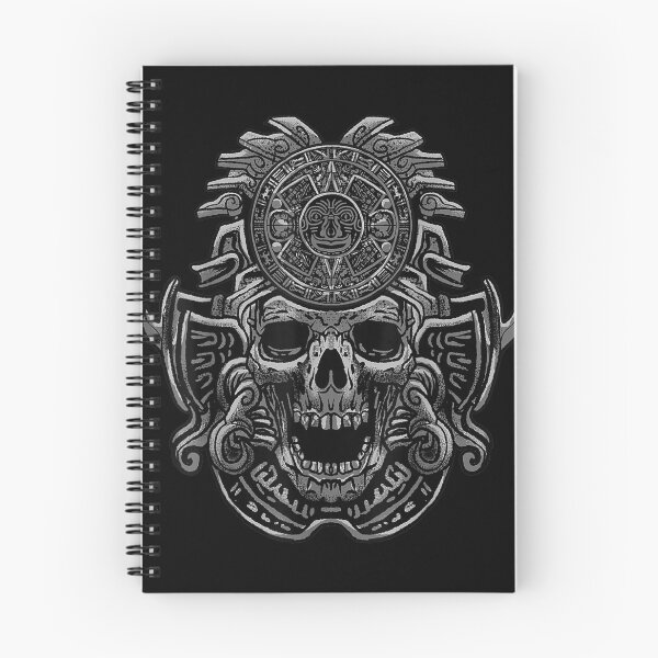 Item preview, Aztec Skull Cool Death's Head Skeleton Inca Maya Gift Idea designed and sold by junemusick77.