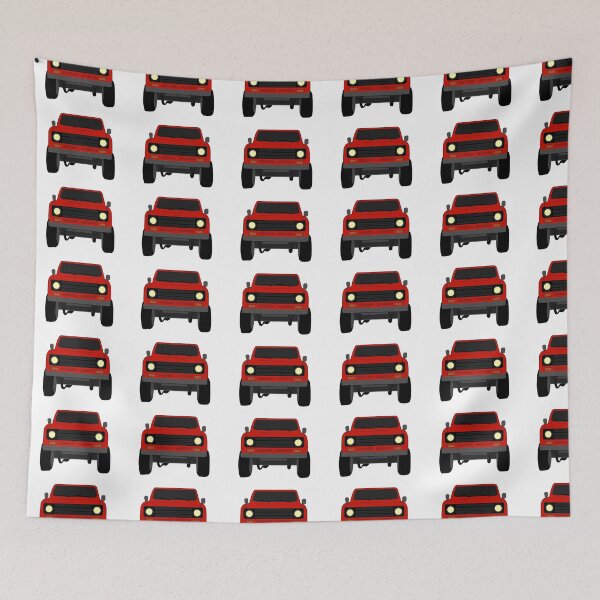 Item preview, Red International Scout Black Grille designed and sold by bad9er.
