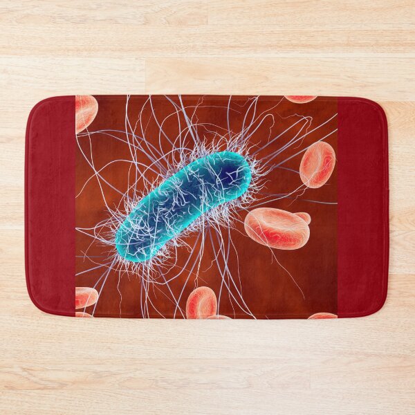 Item preview, E. COLI BACTERIA Microscope Photo Image ...Microbiology Med Tech Lab Tech designed and sold by Hippiesole.