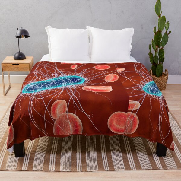 Item preview, E. COLI BACTERIA Microscope Photo Image ...Microbiology Med Tech Lab Tech designed and sold by Hippiesole.
