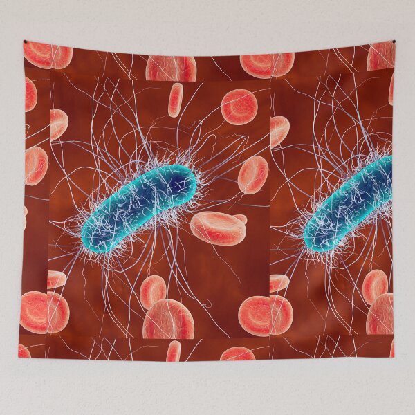 Item preview, E. COLI BACTERIA Microscope Photo Image ...Microbiology Med Tech Lab Tech designed and sold by Hippiesole.