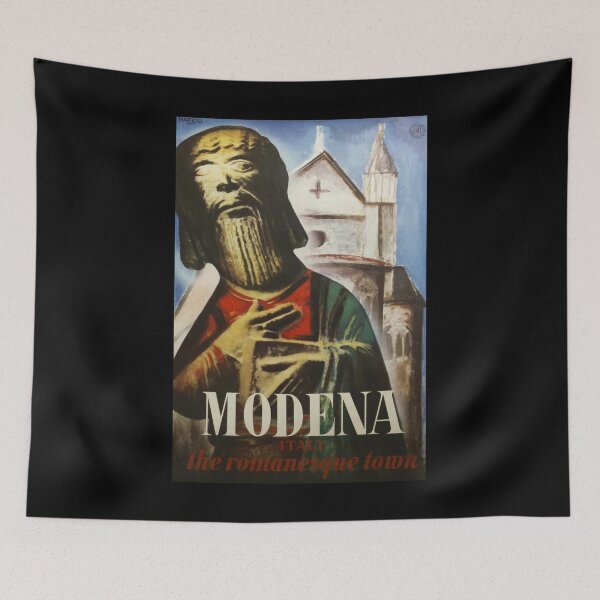 Item preview, Modena retro poster designed and sold by CorasPosters.
