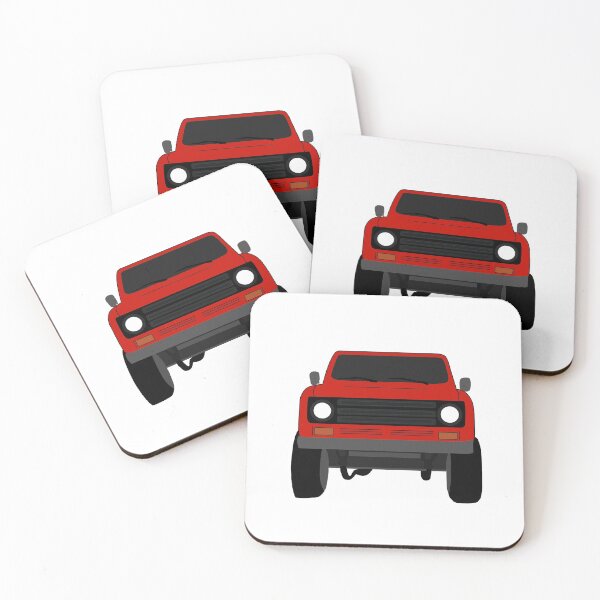 Item preview, Red International Scout Black Grille designed and sold by bad9er.