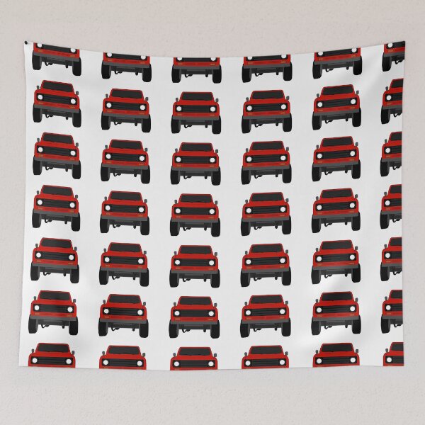 Item preview, Red International Scout Black Grille designed and sold by bad9er.